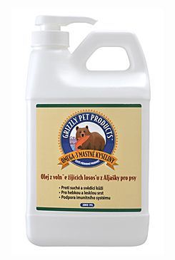 Lososový olej pes Grizzly Wild Salmon 1000ml