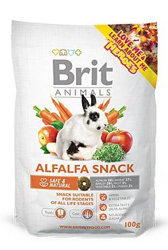BRIT Animals ALFALFA SNACK for RODENTS 100 g