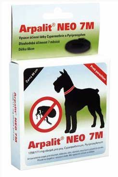 Arpalit Neo 7M Antiparazitní obojek pro psy bezbarvý, 66 cm
