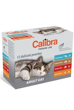 Calibra Cat kapsa Premium Adult multipack 12ks