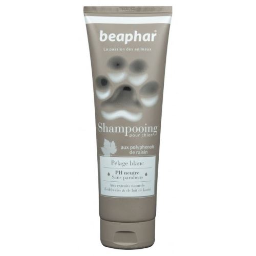 Beaphar šampon bez parabenů pro psy s bílou srstí 250 ml