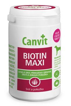 Canvit Biotin - výživový doplněk pro kvalitní srst psa nad 25 kg