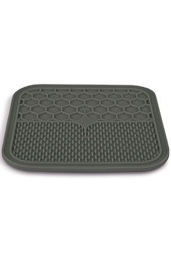 Lízací podložka pro psy SILICONE šedá L Zolux