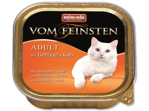 Animonda Vom Feinsten Paštika - drůbež & telecí pro dospělé kočky 100 g