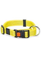 Obojek nylon ART Sportiv reflex 30-45/15 Žlutý KAR