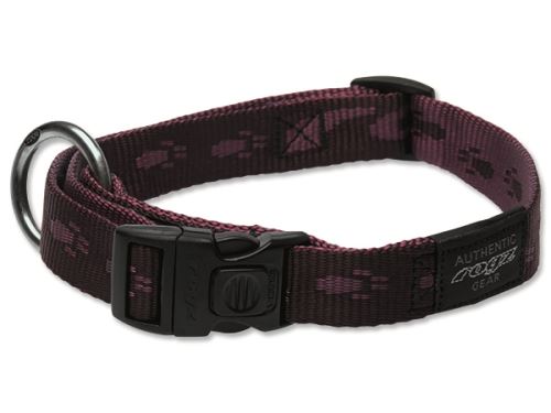 Obojek pro psa nylonový - Rogz Alpinist - fialový - 2 x 34 - 56 cm