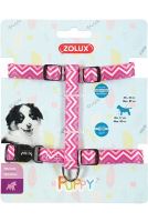 Postroj pes štěně PIXIE nastavitelný růžový 13mm Zolux