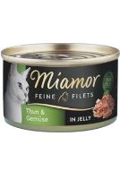 Miamor Filet Konzerva - tuňák & zelenina pro dospělé kočky 100 g