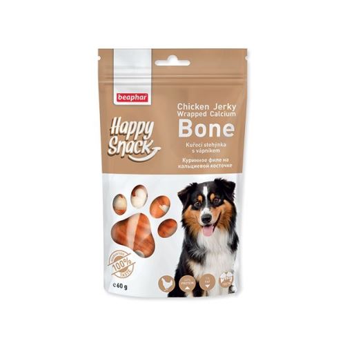 Pochoutka BEAPHAR Happy Snack Dog kuřecí stehýnka s vápníkem 60 g