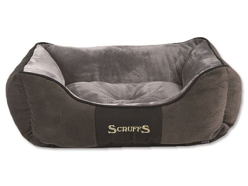 Scruffs Chester Box Bed Pelíšek šedý - velikost S, 50x40 cm