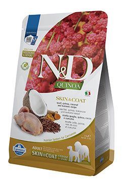 N&D Quinoa DOG Skin&Coat Quail Adult M/L 2,5kg