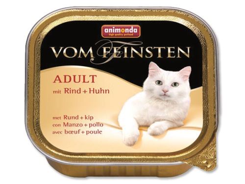 Animonda Vom Feinsten Adult Paštika - hovězí & kuřecí pro dospělé kočky 100 g