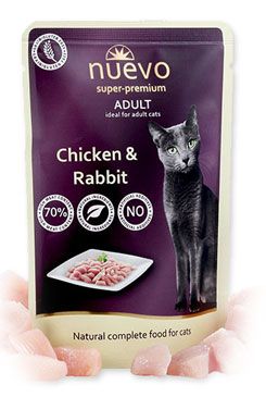 Nuevo Adult Chicken&Rabbit - kuře&králík pro dospělé kočky 85 g