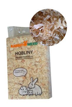 Rabbit Weed Hobliny podestýlka lis. hrubá TOP 30l/0,6 kg