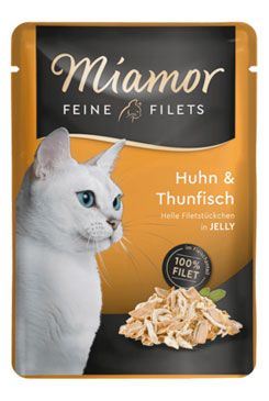 Miamor Filet Kapsička - kuře & tuňák pro dospělé kočky 100 g