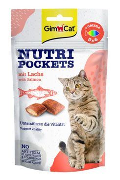 Gimcat Polštářky Nutri Pockets s lososem