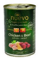 Nuevo Konzerva Dog Junior Kuřecí a Hovězí 400g