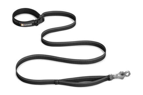 Ruffwear vodítko pro psy, Flat Out Leash, černé, velikost 25mmx180cm