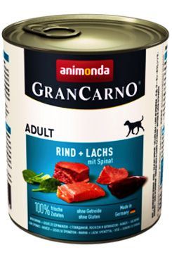 Animonda Gran Carno Adult Konzerva - losos & špenát  pro psy