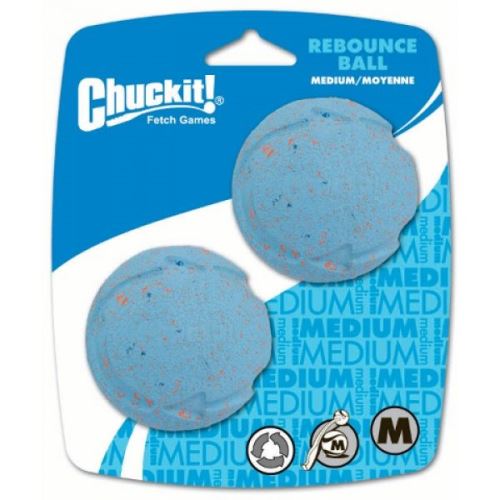 Chuckit! Rebounce aportovací míček z recyklované gumy - velikost M, 6,5 cm