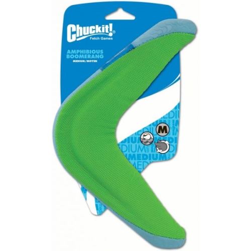 Chuckit! plovoucí bumerang zelený - velikost M, 23x5,5 cm