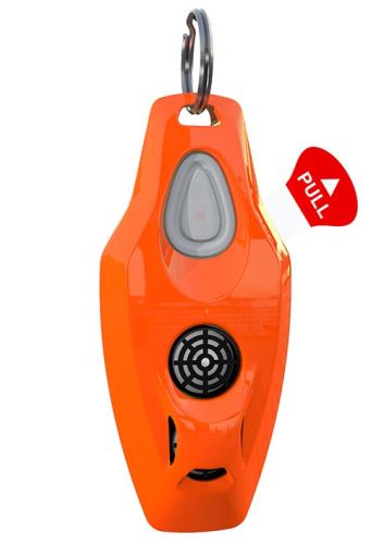ZeroBugs Plus, ultrazvukový odpuzovač klíšťat a blech pro lidi - oranžový