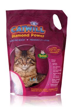 Catwill Diamond Power podestýlka s pohlcovačem pachů