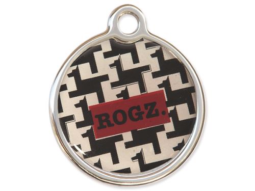 Rogz Metal Hound Dog Kovová známka pro psy - velikost L, průměr 31 mm