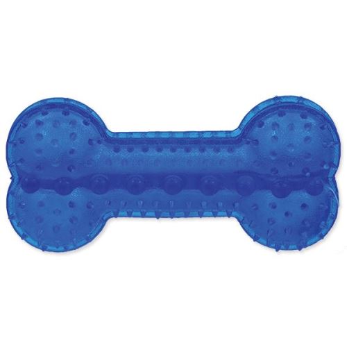Hračka DOG FANTASY kost gumová modrá