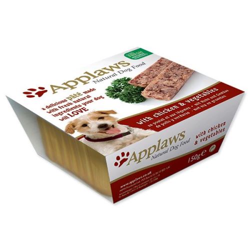 Paštika APPLAWS Dog Pate with Chicken & Vegetables 150 g