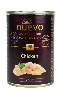 Nuevo Adult Chicken - konzerva kuře pro dospělé kočky 400 g
