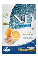 N&amp;D OCEAN CAT NEUTERED Adult Herring &amp; Orange 1,5kg