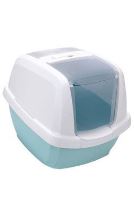 WC kočka s filtrem a lopatkou mátová 62x49,5x47,5cm (1)