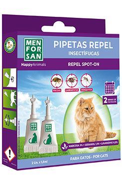 Menforsan Antiparazitní pipety pro kočky 2 ks