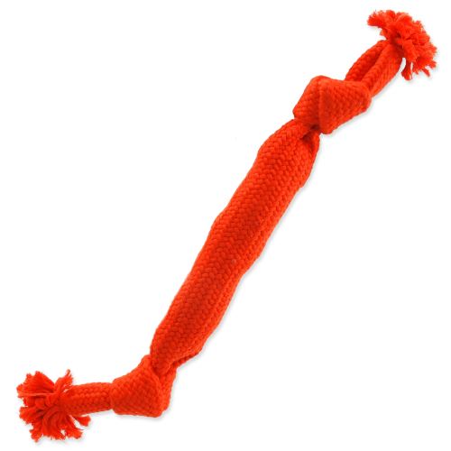 Uzel DOG FANTASY oranžový pískací 2 knoty 50 cm