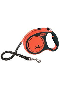 Vodítko FLEXI Xtreme M pásek 5m/35kg oranžová