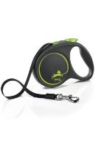 Vodítko FLEXI Black Design L pásek 5m/50kg růžová NEW (2)