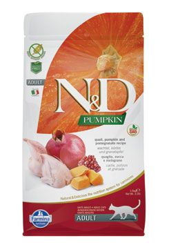 N&D GF Pumpkin CAT Quail & Pomegranate 1,5kg
