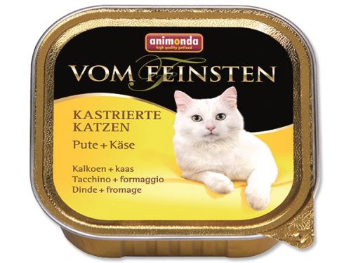 Animonda Vom Feinsten Castrate Paštika - krůta & sýr pro kastrované kočky 100 g