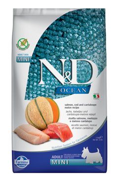 N&D Granule Ocean Dog Adult Mini Salmon & Cod & Melon 2,5kg