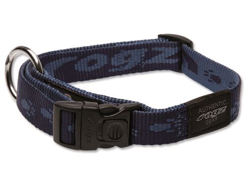 Obojek pro psa nylonový - Rogz Alpinist - modrý - 2 x 34 - 56 cm