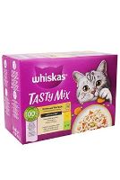 Whiskas kaps. Tasty Mix Creamy Creat. 12x85g