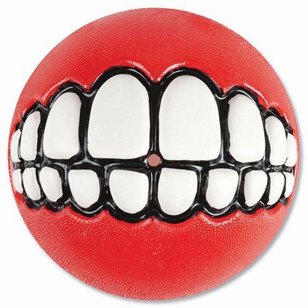 Rogz hračka pes Balon Grinz guma červený