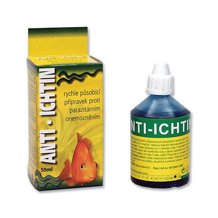 Hü-Ben Anti-Ichtin léčivo na krupičku ryb 50 ml