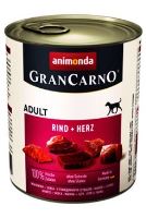 Animonda Gran Carno Adult Konzerva - hovězí & srdce pro psy 800 g
