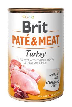 Konzerva BRIT Paté & Meat Turkey 800g
