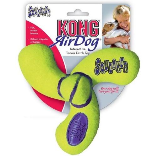 Kong Air Dog Tenis Triskelion Plovoucí pískací hračka pro psy - velikost L