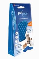 Pet and Me Kartáč pro krátkosrsté kočky modrý