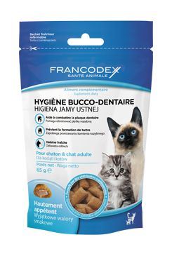 Francodex Pochoutka Breath Dental kočka 60g