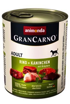 Animonda Gran Carno Adult Konzerva pro psy - králík & bylinky
